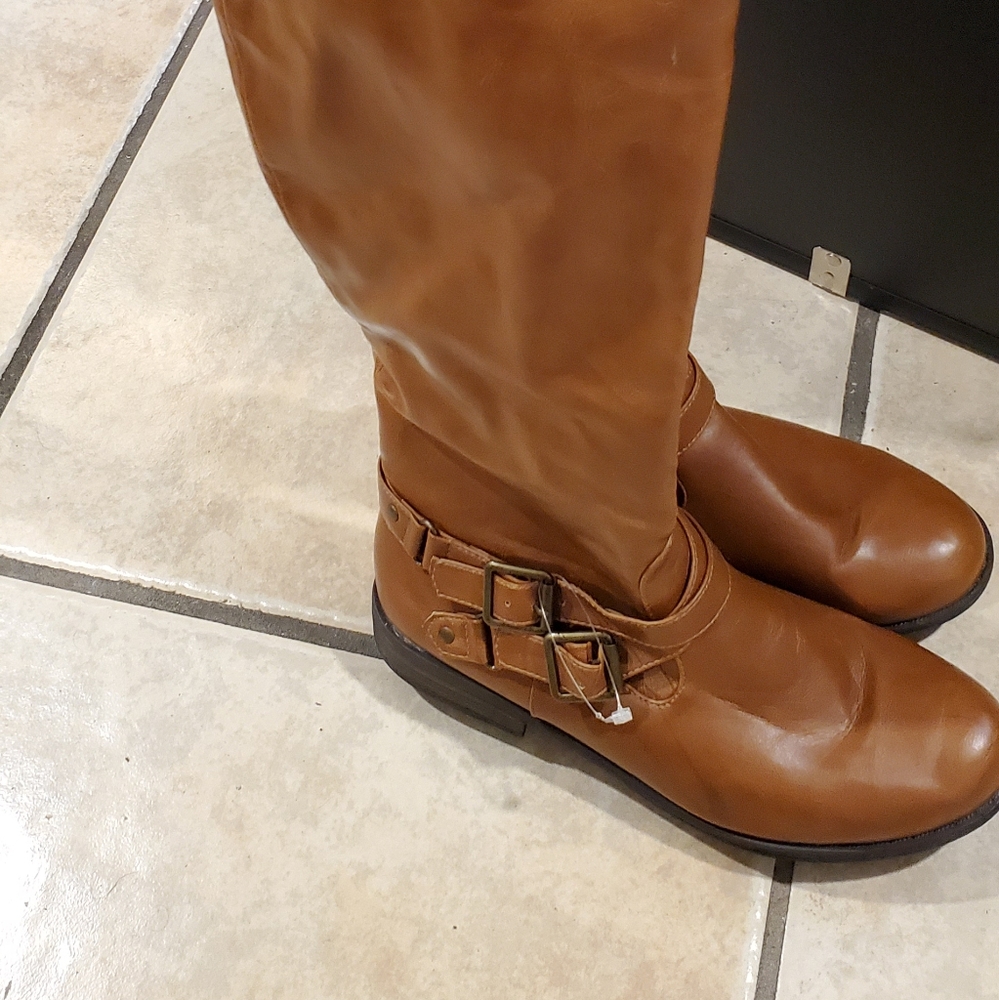 Bamboo Knee Height Boots